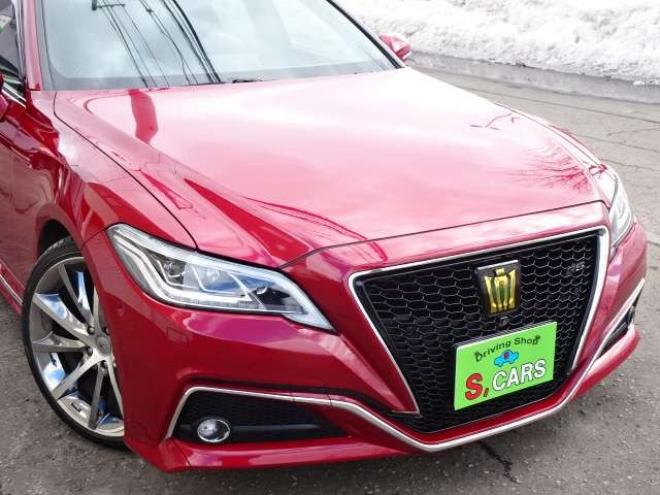 クラウンハイブリッド 2.5 RS アドバンス Four 4WD　保証付2年/走行距離無制限　4WD　ローダウン　クレンツェ20AW　サンルーフ BCM セーフティセンスLEDヘッドライト　メーカーナビ　全方位カメラ　純正エンジンスターター ハーフレザーシート　デジタルインナーミラー 2500