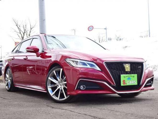 クラウンハイブリッド 2.5 RS アドバンス Four 4WD　保証付2年/走行距離無制限　4WD　ローダウン　クレンツェ20AW　サンルーフ BCM セーフティセンスLEDヘッドライト　メーカーナビ　全方位カメラ　純正エンジンスターター ハーフレザーシート　デジタルインナーミラー 2500