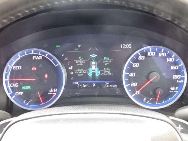 クラウンハイブリッド 2.5 RS アドバンス Four 4WD　保証付2年/走行距離無制限　4WD　ローダウン　クレンツェ20AW　サンルーフ BCM セーフティセンスLEDヘッドライト　メーカーナビ　全方位カメラ　純正エンジンスターター ハーフレザーシート　デジタルインナーミラー 2500