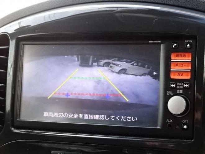 ジューク1.6 16GT FOUR タイプV 4WD　保証1年/走行距離無制限　切替4WD　純正ナビ　地デジ　バックカメラ　純正エンジンスターター　インテリジェントキー　プッシュスタート 1600