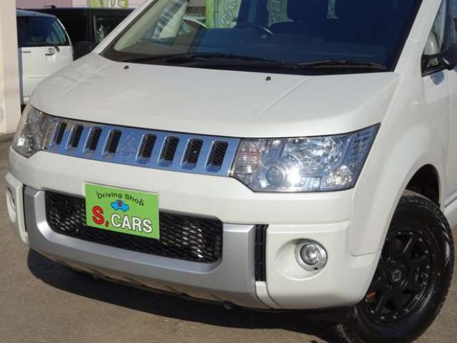 デリカD：5 2.2 D パワーパッケージ ディーゼルターボ 4WD　本州車　保証1年/走行距離無制限　4WD　ディーゼルターボ　両側パワースライドドア　MLJ/XTREME16インチアルミ　純正HID　スマートキー　ビルトインETC　中古冬タイヤ付き　前席シートヒーター 2300