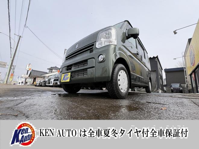 エブリィEVERY 4WD JOIN TURBO　寒冷地仕様 　リアヒーター　TURBO フォグランプ　フルセグナビBluetooth　ETC　AUTOライト　　バイザー　スタットレス　エンジンオイル交換　　ATF交換 4WD 660 ５Dr