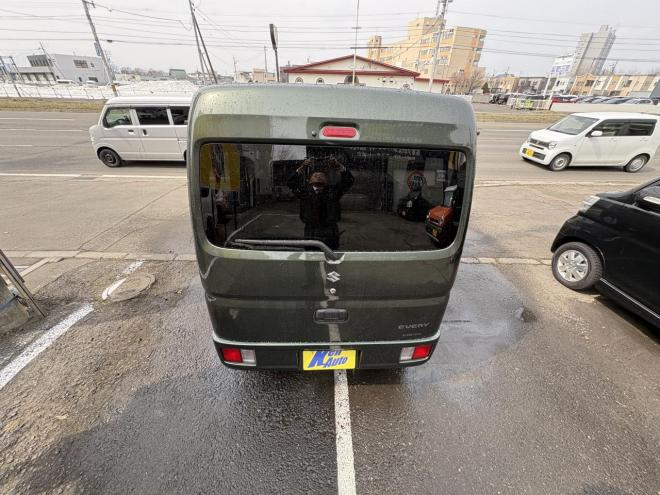 エブリィEVERY 4WD JOIN TURBO　寒冷地仕様 　リアヒーター　TURBO フォグランプ　フルセグナビBluetooth　ETC　AUTOライト　　バイザー　スタットレス　エンジンオイル交換　　ATF交換 4WD 660 ５Dr