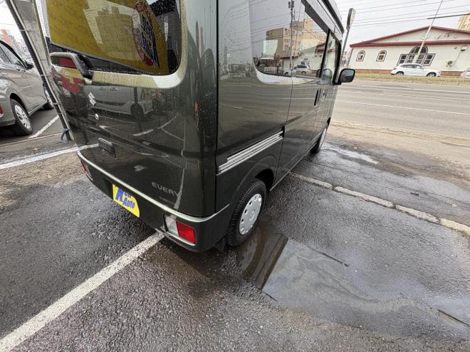 エブリィEVERY 4WD JOIN TURBO　寒冷地仕様 　リアヒーター　TURBO フォグランプ　フルセグナビBluetooth　ETC　AUTOライト　　バイザー　スタットレス　エンジンオイル交換　　ATF交換 4WD 660 ５Dr