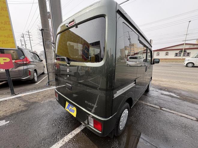 エブリィEVERY 4WD JOIN TURBO　寒冷地仕様 　リアヒーター　TURBO フォグランプ　フルセグナビBluetooth　ETC　AUTOライト　　バイザー　スタットレス　エンジンオイル交換　　ATF交換 4WD 660 ５Dr