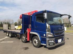 スーパーグレート　クレーン付セフティ　QPG-FS60VZ ユニック　 2WD 12800