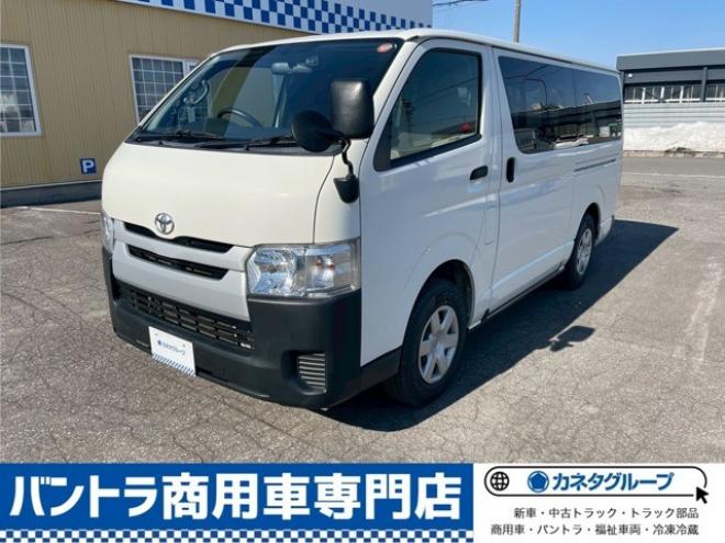 ハイエースバン2.8 DX ロング ディーゼルターボ 4WD　4WD　9人乗り　社外ナビ 2800