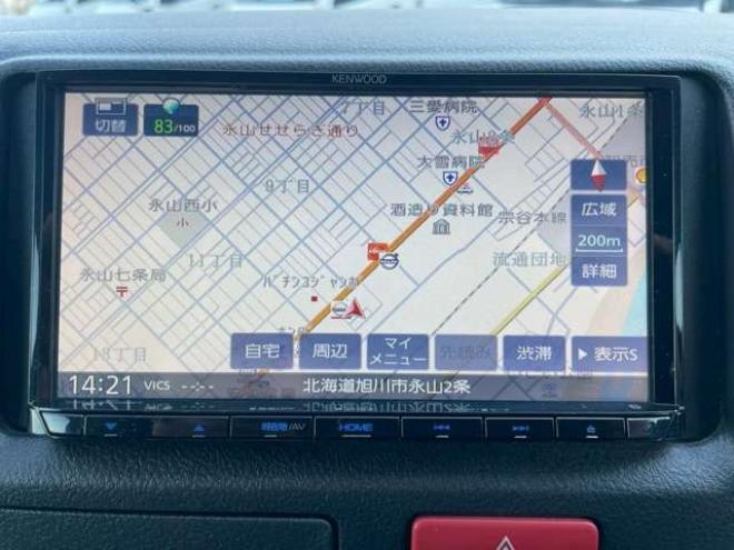 ハイエースバン2.8 DX ロング ディーゼルターボ 4WD　4WD　9人乗り　社外ナビ 2800