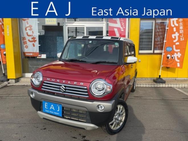 ハスラーJスタイルIIターボ 4WD　1年走行距離無制限保証付/Bluetooth/ナビ・フルセグTV/バックカメラ/前席シートヒーター/ハーフレザーシート/LEDフォグライト/HIDヘッドライト/ホワイトルーフ/特別仕様車/車検整備2年付き/法定整備/修復歴無 660