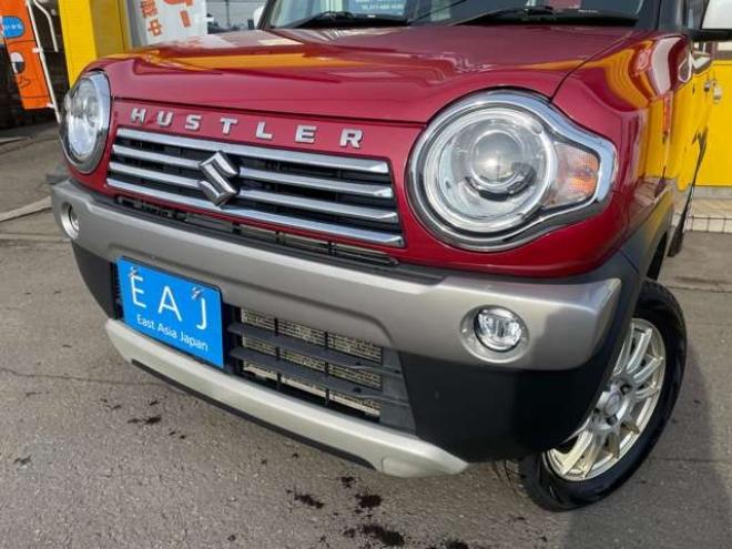 ハスラーJスタイルIIターボ 4WD　1年走行距離無制限保証付/Bluetooth/ナビ・フルセグTV/バックカメラ/前席シートヒーター/ハーフレザーシート/LEDフォグライト/HIDヘッドライト/ホワイトルーフ/特別仕様車/車検整備2年付き/法定整備/修復歴無 660