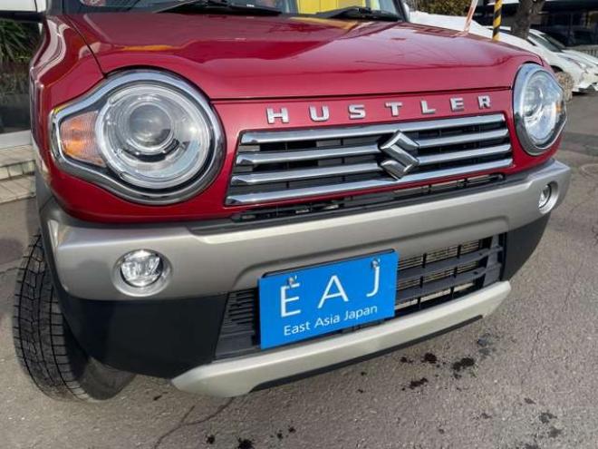 ハスラーJスタイルIIターボ 4WD　1年走行距離無制限保証付/Bluetooth/ナビ・フルセグTV/バックカメラ/前席シートヒーター/ハーフレザーシート/LEDフォグライト/HIDヘッドライト/ホワイトルーフ/特別仕様車/車検整備2年付き/法定整備/修復歴無 660