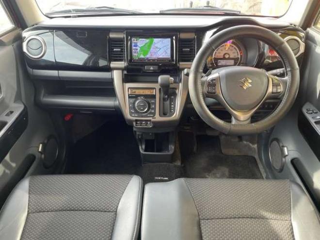 ハスラーJスタイルIIターボ 4WD　1年走行距離無制限保証付/Bluetooth/ナビ・フルセグTV/バックカメラ/前席シートヒーター/ハーフレザーシート/LEDフォグライト/HIDヘッドライト/ホワイトルーフ/特別仕様車/車検整備2年付き/法定整備/修復歴無 660