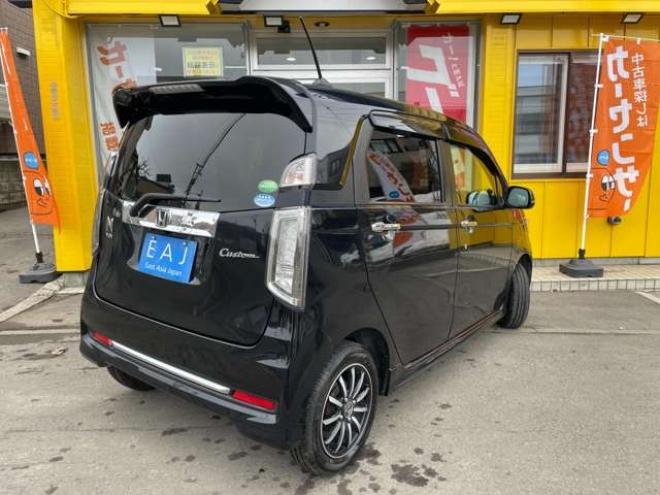 N-WGNカスタムG ターボパッケージ 4WD　1年保証付き/Bluetooth/ナビ・フルセグTV/バックカメラ/純正アルミホイール夏タイヤ装着/アルミホイール付き冬タイヤ付き/純正ETC/純正エンジンスターター/シートヒーター/後期型/車検整備2年付/法定整備/修復歴無し 660