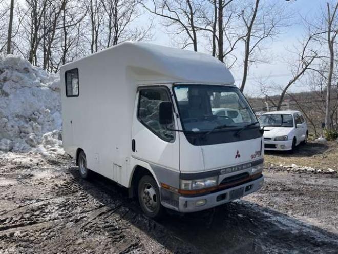 キャンターガッツ 2.8 ロング 全低床 ディーゼル 4WD　キャンピング・キッチンカーベース車両 2800