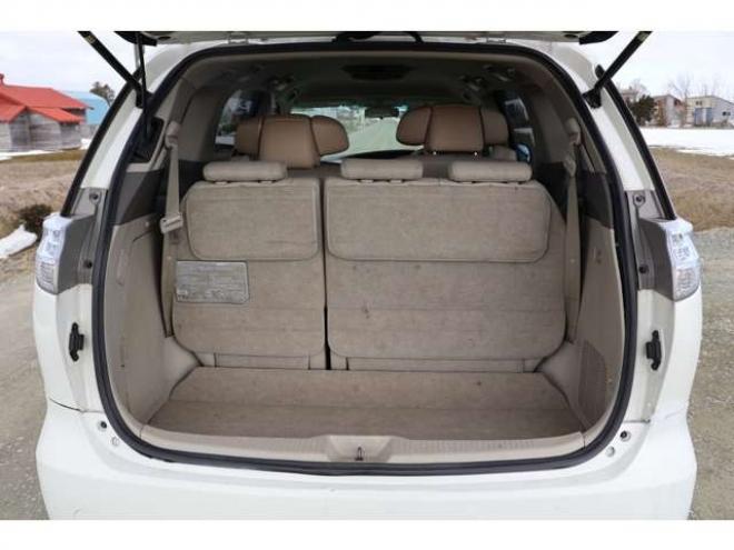 エスティマハイブリッド2.4 G レザーパッケージ 4WD　検2年　バックカメラ　パワーバックドア　左後オートステップ　ETC　自社　ローンカノウ 2400