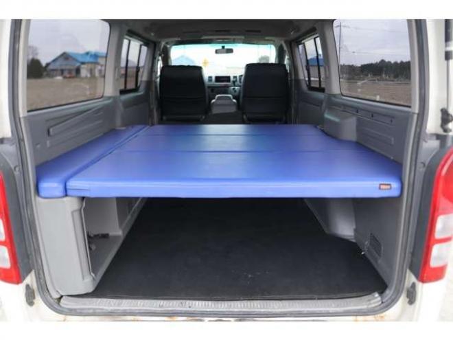 ハイエースバン2.5 スーパーGL ロング ディーゼルターボ 4WD　検1年　ツインバッテリー　黒シートカバー 2500