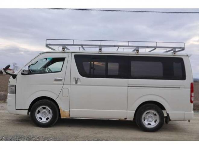 ハイエースバン2.5 スーパーGL ロング ディーゼルターボ 4WD　検1年　ツインバッテリー　黒シートカバー 2500