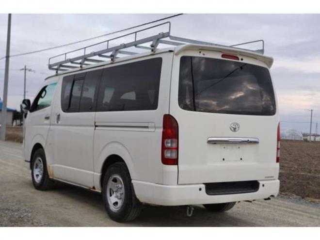 ハイエースバン2.5 スーパーGL ロング ディーゼルターボ 4WD　検1年　ツインバッテリー　黒シートカバー 2500