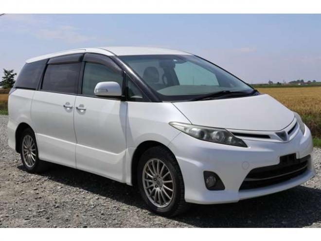 エスティマ2.4 アエラス Gエディション 4WD　検2年　自社　ローンカノウ　両側電スラ 2400