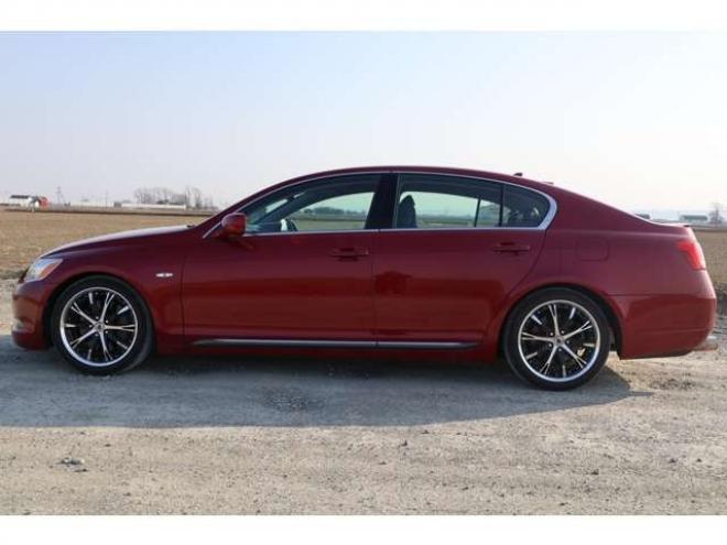 レクサスGS 350 4WD　検二年　3R1レッドカラーバックモニター　クルコン　エンスタ　フルセグ　社外マフラー　ローダウン　ETC 本革シートカバー　社外ホイール　自社　ローンカノウ 3500