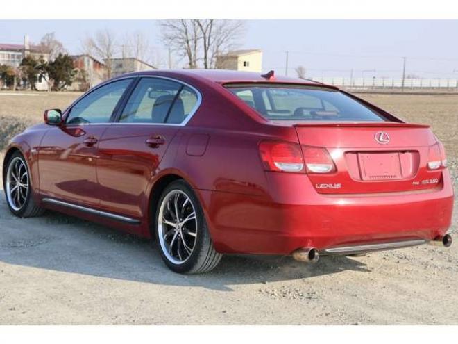 レクサスGS 350 4WD　検二年　3R1レッドカラーバックモニター　クルコン　エンスタ　フルセグ　社外マフラー　ローダウン　ETC 本革シートカバー　社外ホイール　自社　ローンカノウ 3500