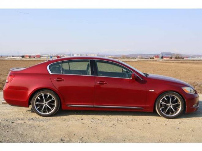 レクサスGS 350 4WD　検二年　3R1レッドカラーバックモニター　クルコン　エンスタ　フルセグ　社外マフラー　ローダウン　ETC 本革シートカバー　社外ホイール　自社　ローンカノウ 3500