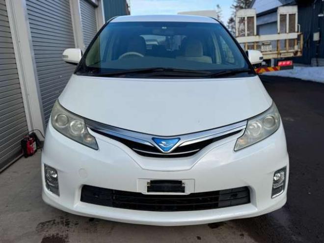 エスティマハイブリッド2.4 X 4WD　ナビ　TV　Bカメラ　フリップダウン 2400