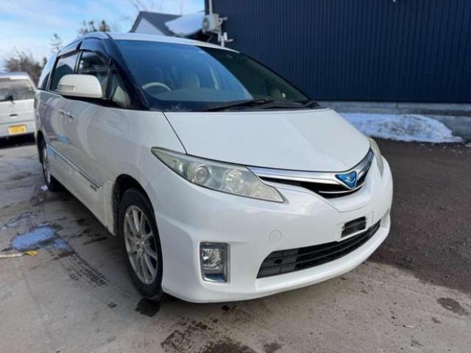 エスティマハイブリッド2.4 X 4WD　ナビ　TV　Bカメラ　フリップダウン 2400