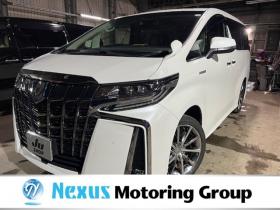 アルファード　ハイブリッド 2.5 SR Cパッケージ E-Four 4WD　3眼LED・純正ナビ・リアモニター・パワーバックドア・社外19AW・夏冬タイヤ付・1500W給電・ベンチレーターシート・アダプティブクルーズコントロール・ステアリングヒーター・検令和9年6月・本州仕入車両 2500