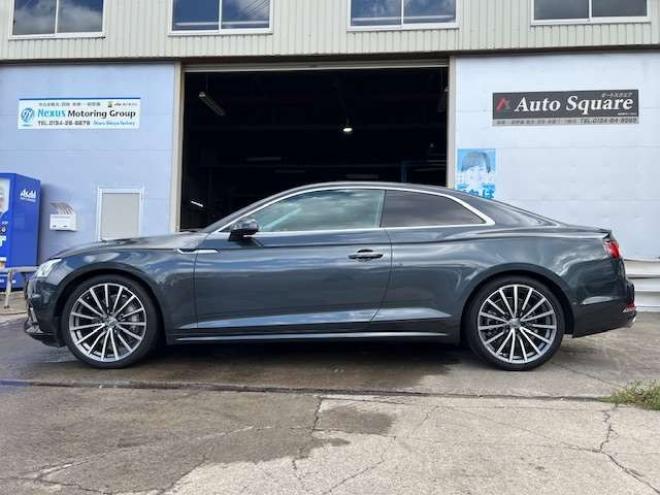 アウディA5 2.0 TFSI クワトロ スポーツ 4WD　ガラスルーフ・グレーレザー・バーチャルコックピット・純正ナビ・地デジ・純正19AW・マトリクスヘッドライト・法定12ヵ月点検整備付・19インチスタッドレスタイヤセット(オプション) 正規輸入車 2000