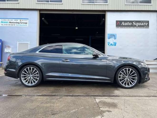 アウディA5 2.0 TFSI クワトロ スポーツ 4WD　ガラスルーフ・グレーレザー・バーチャルコックピット・純正ナビ・地デジ・純正19AW・マトリクスヘッドライト・法定12ヵ月点検整備付・19インチスタッドレスタイヤセット(オプション) 正規輸入車 2000