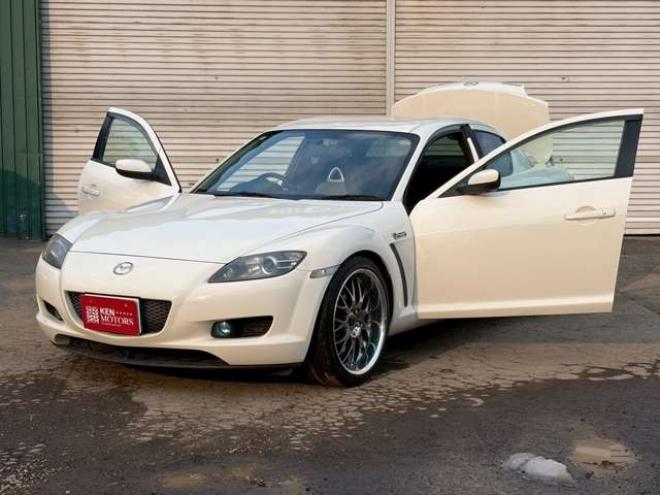 RX-8ロータリーエンジン40周年記念車　200台限定者　6速MT　マツダスピード　ETC　マフラーフジツボ　エンジンオーバーホール済　パワステ　パワーウィンドウ　社外アルミホイール　ABS　エアコン　盗難防止装置　電動シート 2WD 1300