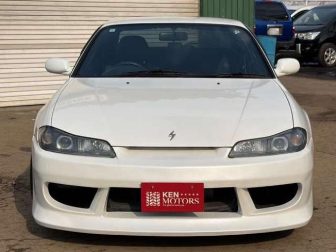 シルビア2.0 オーテックバージョン　6速MT　社外ハンドル　社外アルミホイール　社外エアロ　社外マフラー　パワステ　パワーウィンドウ　社外ナビ　エアコン　革シート 2WD 2000