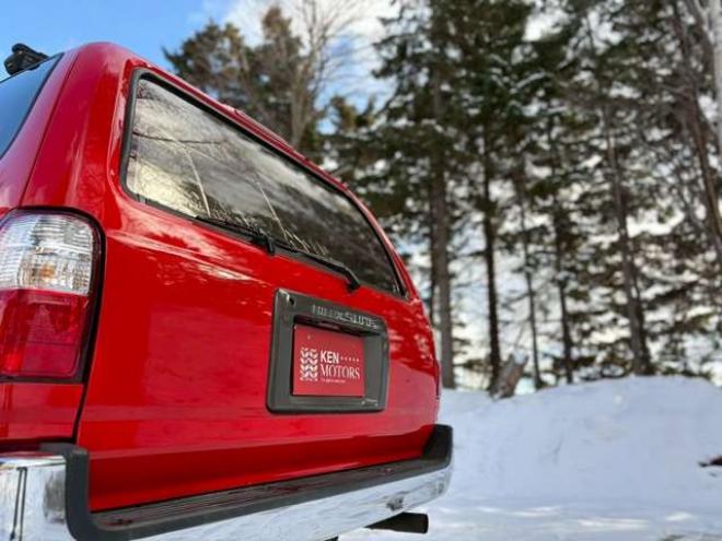 ハイラックスサーフ2.7 SSR-X 4WD　リフトアップ　全塗装済レッド　社外ナビ　ETC　パワステ　パワーウィンドウ　ABS　キーレスエントリー　ルーフレール　サンルーフ 2700