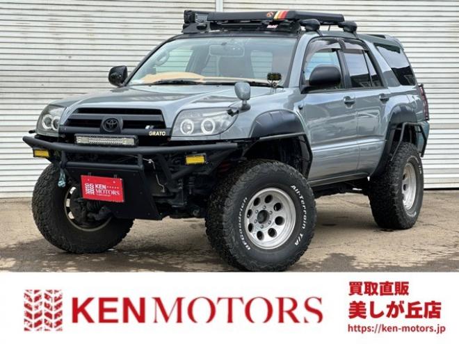 ハイラックスサーフ2.7 SSR-X アメリカンバージョン 4WD　社外ナビ　バックカメラ　リフトアップ　社外アルミ　エアコン　社外ETC　グリルガード　グッドリッチマフラー　LEDライト　全塗装済　パワーウィンドウ　パワステ　キーレス　ダッシュマット　タープ 2700