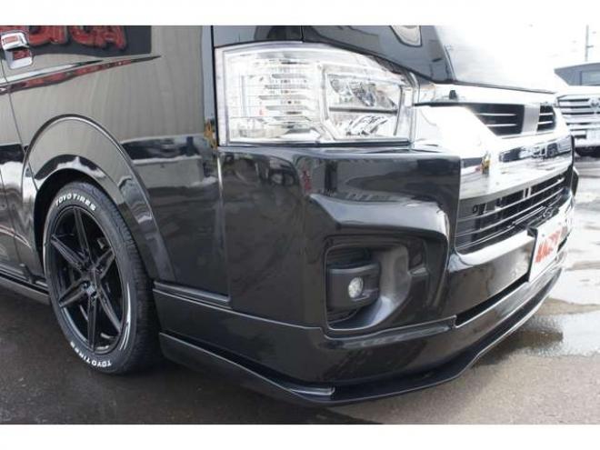 ハイエース2.7 GL ロング ファインテックツアラー 4WD　415COBRA　ファントムヘッドライトシステム&フェイスリフトキット&F/S/R/ルーフスポ/ボンネット/プレステージテールランプ&新作バッドラッカーHP-6　18インチAW　TOYO　H30　225/50R18 2700