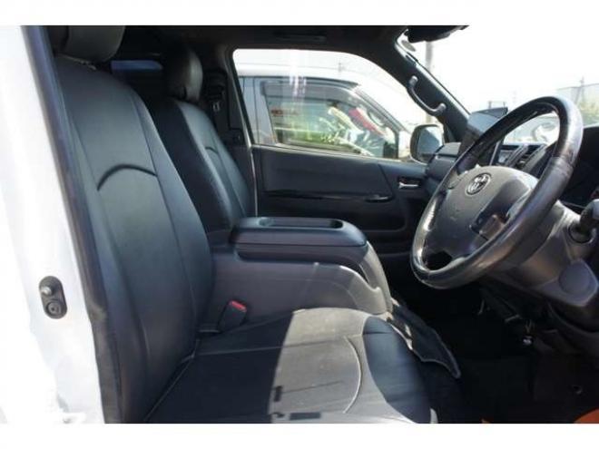 レジアスエース2.8 スーパーGL ダークプライムII ロングボディ ディーゼルターボ 4WD　バン　TRDバンパー&アルパインBIG-X11型　リアヒーター&クーラー　プッシュスタート　スマートキー　　両側スライドドア　ドラレコ　ETC　車線逸脱防止　横滑り防止装置　電動格納ミラー　ベッドキッド 2800