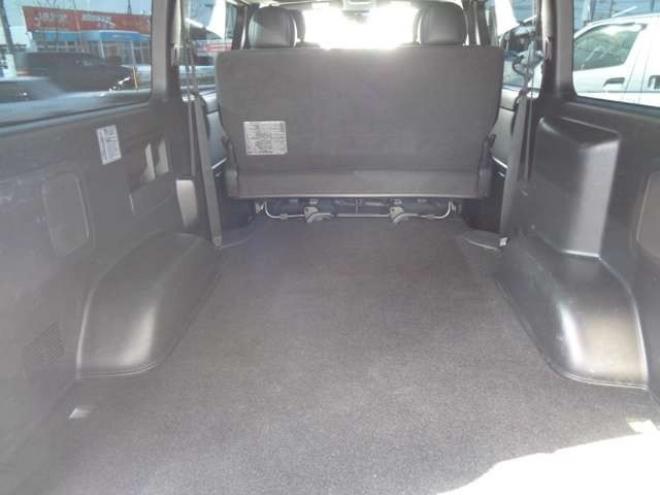 レジアスエース2.8 スーパーGL ダークプライムII ロングボディ ディーゼルターボ 4WD　ワンオーナー　TRDフロントスポイラー　TRD　TF7Aアルミホイール　両側パワースライドドア　リアヒーター　純正ナビ　フルセグ　Bluetooth　レーダーブレーキ　荷室ダウンライト　車線逸脱警報 2800