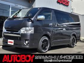 ハイエースバン　3.0 スーパーGL ロング ディーゼルターボ 4WD　寒冷地仕様　プッシュスタート　スマートキー　リアヒーター&リアクーラー　LEDヘッドライト　フロントフォグランプ　 バックカメラ　ステアリングスイッチ　パワーヒート　純正ナビ　フルセグTV　レーダー探知機 3000