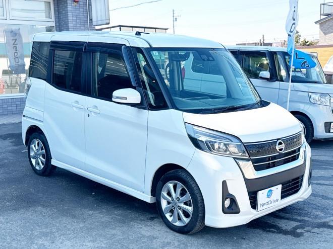 デイズルークス660ハイウェイスターXターボ 4WD　ローンが不安な方＜優遇ローン＞　寒冷地仕様　ワンオーナー　純正ナビTV 4WD 660 5Dr