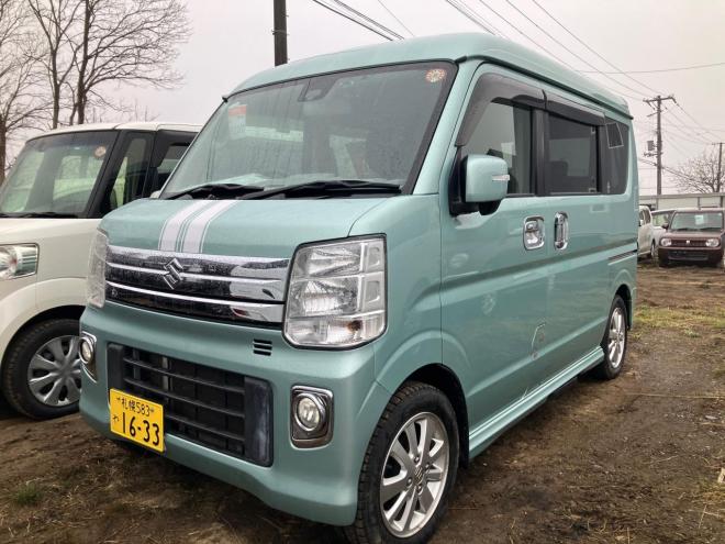 エブリィワゴン PZターボスペシャル 4WD 両側パワスラ 車検ありすぐ乗れます