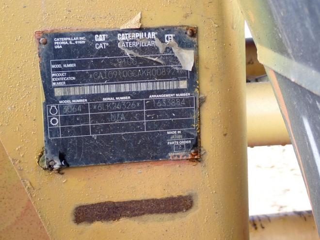 ホイールローダスノースパイクタイヤ　苫小牧ヤード