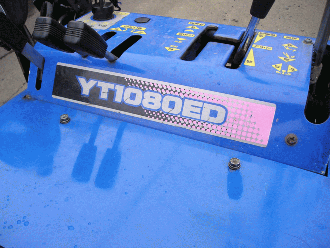 除雪機ヤマハ　10馬力除雪機　ＹＴ－1080ＥＤ　オーガ上下ハンド式　整備済み　即使用可