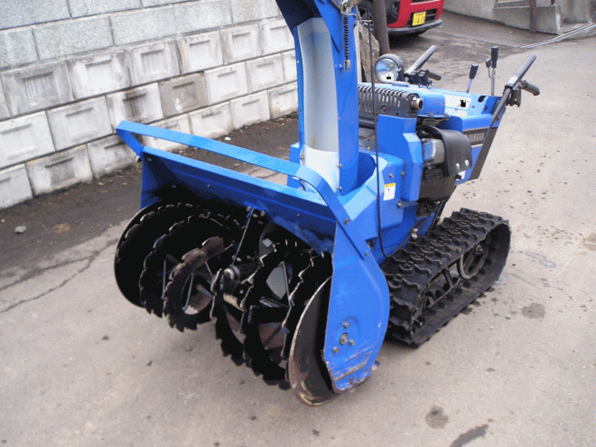 除雪機ヤマハ　10馬力除雪機　ＹＴ－1080ＥＤ　オーガ上下ハンド式　整備済み　即使用可