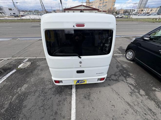 エブリィEVERY VAN 4WD JION TURBO寒冷地仕様　リアヒーター　本州仕入　フォグランプ　DVDプレイヤー　バイザー　アルミ　エンジンオイル交換　スタットレス付　全磨き済み 4WD 660 ５Dr
