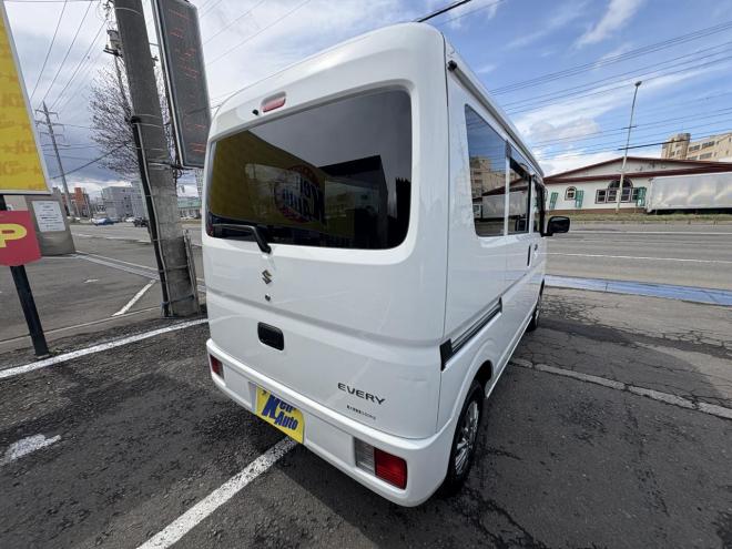 エブリィEVERY VAN 4WD JION TURBO寒冷地仕様　リアヒーター　本州仕入　フォグランプ　DVDプレイヤー　バイザー　アルミ　エンジンオイル交換　スタットレス付　全磨き済み 4WD 660 ５Dr