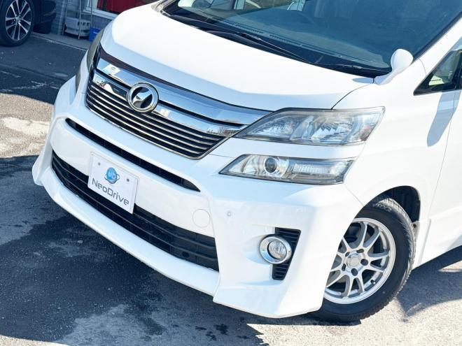 ヴェルファイア2.4Z 4WD　ローンが不安な方＜優遇ローン＞　本州仕入　後期型　純正SDナビ　後席モニター 4WD 2400 5Dr