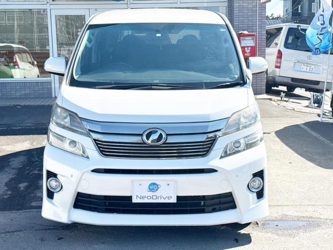 ヴェルファイア2.4Z 4WD　ローンが不安な方＜優遇ローン＞　本州仕入　後期型　純正SDナビ　後席モニター 4WD 2400 5Dr