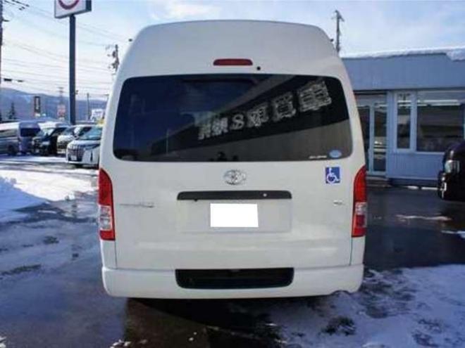 レジアスエース2.7 ウェルキャブ Bタイプ スーパーロング 4WD　ワンオーナー　純正メモリーナビTV　Bカメラ　車いす移動車　車いす2基固定装置付き　9人乗り　リア電動リフト　寒冷地仕様 福祉車両 2700