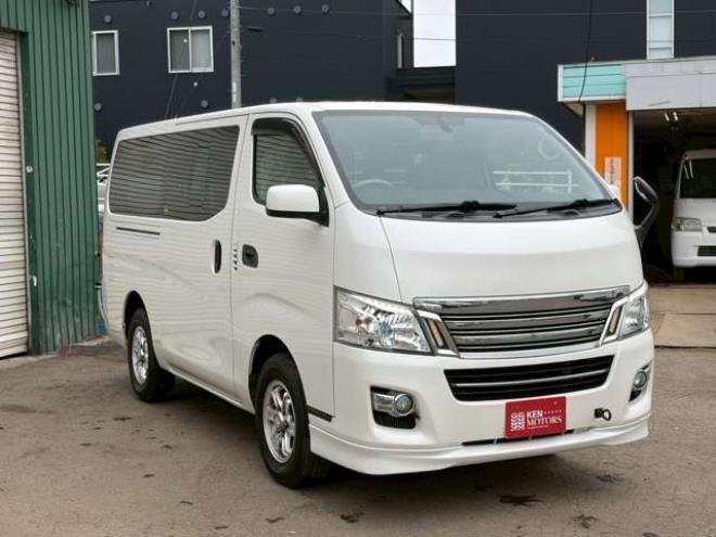 キャラバンNV350 2.5 ライダー DX ロングボディ ディーゼルターボ 4WD　ナビTV　ETC　パワステ　パワーウィンドウ　エアコン　ABS　キーレスエントリー　片側スライドドア 2500